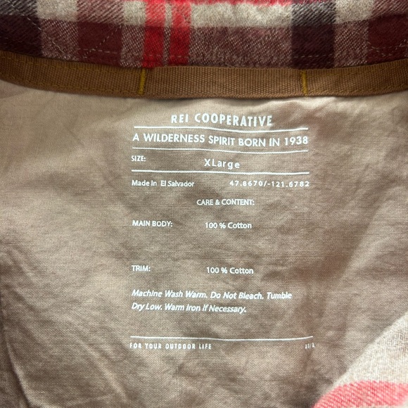 REI Flannel shirt - Picture 2 of 2